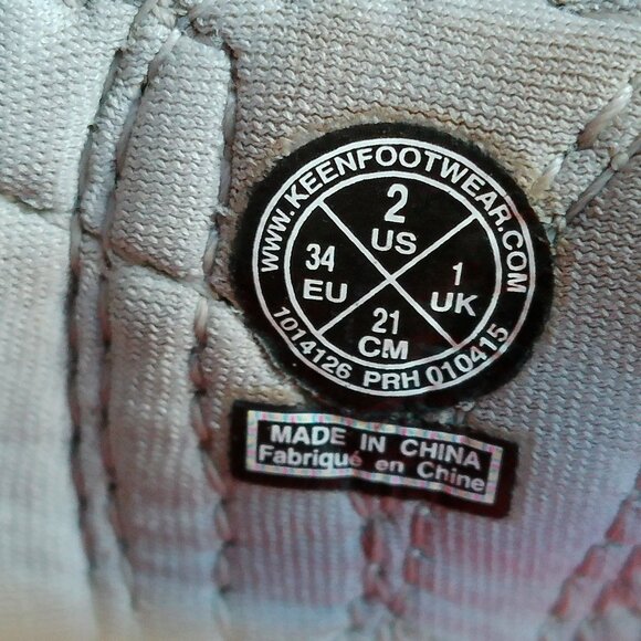 KEEN Children's Waterproof Activewear Sandals Shoes Size 2 Little Kid Gray Red - Picture 11 of 14